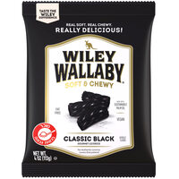 ליקריץ שחור בסגנון אוסטרלי ווילי וולבי מור ים מרקטינג 114 גרם