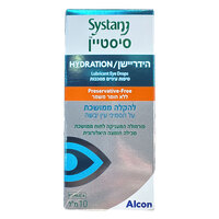 סיסטיין הידריישן ללא חומר משמר להקלה ממושכת על תסמיני עין יבשה אלקון 10 מ