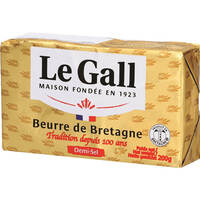 חמאה צרפתית עם מלח לה גל שופרסל 200 גרם