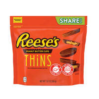 חטיפי שוקולד חלב במילוי קרם בוטנים טינס ריסס 208 גרם