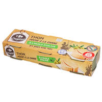 נתחי טונה בהירה בשמן זית קרפור 3 * 56 גרם