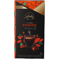 קפסולות קפה תואמות נספרסו אספרסו אתיופיה חוזק 7 קרפור 10 יחידות