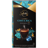 קפסולות קפה תואמות נספרסו אספרסו קוסטה ריקה חוזק 7 קרפור 10 יחידות