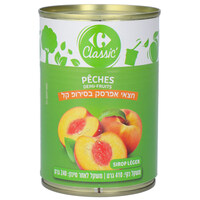 חצאי אפרסק בסירופ קל קרפור קלאסיק 240 גרם