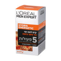קרם לחות יומי לגבר נגד סימני עייפות הידרה אנרג'טיק ויטמין סי+תמצית גוארנה לוריאל 50 מ