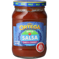 רוטב סלסה חריף עדין אורטגה 454 גרם