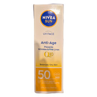 קרם הגנה לפנים אנטי אייג'ינג אס פי אף 50 ניוואה 50 מ