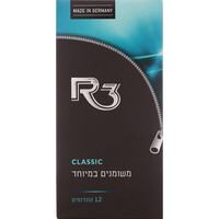 קונדומים משומנים במיוחד אר 3 12 יחידות