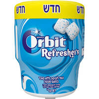 גומי לעיסה בטעם מנטה רפרשרס אורביט 67 גרם