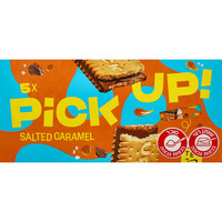 ביסקוויט פיק אפ במילוי שוקולד וקרמל מלוח בלזן 5 * 28 גרם