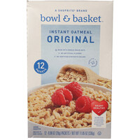 שיבולת שועל מלאה ללא סוכר להכנה מהירה בול אנד בסקט 12 * 28 גרם