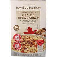 דייסת שיבולת שועל להכנה מהירה עם מייפל וסוכר חום בול אנד בסקט 10 * 43 גרם