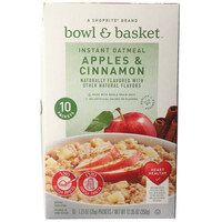 דייסת שיבולת שועל מהירה בטעם תפוח וקינמון בול אנד בסקט 10 * 35 גרם