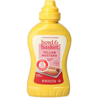 חרדל צהוב בבקבוק לחיץ בול אנד בסקט 227 גרם