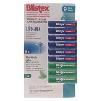 שפתון ליפ מדקס להקלה מהירה ושפתון בטעם מנטה להגנה מהשמש בליסטקס 9 * 4.25 גרם