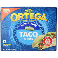 טאקו למילוי מתירס לבן אורטגה 140 גרם