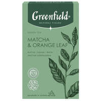 חליטת צמחים מאצ'ה ועלי תפוז גרינפילד 36 גרם