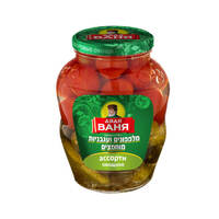 עגבניות ומלפפונים מוחמצים אסורטי דוד וני'ה 1.8 ליטר
