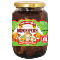 פטריות ברוביצקי במי מלח פוסולסקי דבור פרוטרי שיווק 680 גרם