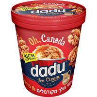 גלידה שמנת בטעם מייפל עם אגוזי מלך דדו 310 גרם