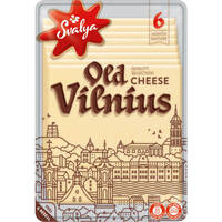 פרוסות גבינה אולד וילניוס חצי קשה 27.5% סוואליה 150 גרם