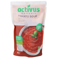 מרק עגבניות מוקרם אורגני אקטיבוס מור ים מרקטינג 400 גרם