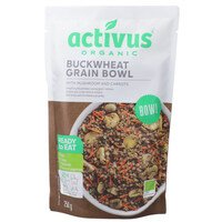 תבשיל כוסמת ופטריות אורגני אקטיבוס מור ים מרקטינג 250 גרם