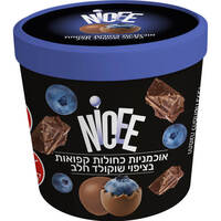 אוכמניות כחולות קפואות בציפוי שוקולד חלב נייסי דילר בי. אמ. די. 140 גרם
