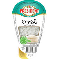 גבינת טבורוג 5% פרזידנט 220 גרם
