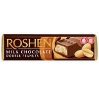 חטיף שוקולד ממולא קרם בוטנים עם בוטנים רושן 39 גרם