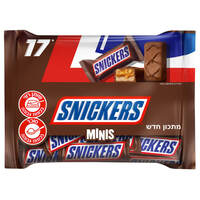 חטיפי שוקולד מיני מיני סניקרס 333 גרם