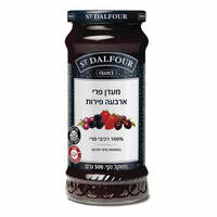 מעדן פרי ארבעה פירות 100% רכיבי פרי סאנט דלפור 500 גרם