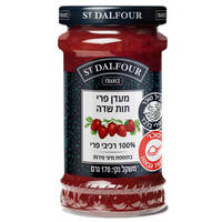 מעדן פרי תות שדה 100% רכיבי פרי סאנט דלפור 170 גרם