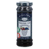 מעדן חמוציות ואוכמניות 100% רכיבי פרי סאנט דלפור 284 גרם