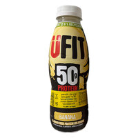 שייק חלב ללא שומן ללא תוספת סוכר 50 גרם חלבון בטעם בננה יופיט 500 מ