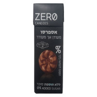 סוכריות ללא סוכר בטעם אספרסו 0% סוכר זירו קנדיס 32 גרם