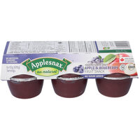 רסק תפוחי עץ ואוכמניות ללא תוספת סוכר אפלסנקס 6 * 113 גרם