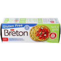 קרקר עם שום ועשבי תיבול ללא גלוטן ברטון מור ים מרקטינג 135 גרם