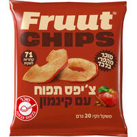 חטיף מקלוני תפוחי עץ פריכים עם קינמון פרוט 20 גרם