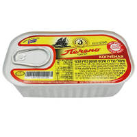 שימורי כבד דג שיבוט מעושן במיץ טבעי פרוטרי שיווק 121 גרם