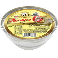 שימורי כבד דג שיבוט במיץ טבעי פרוטרי שיווק 182 גרם