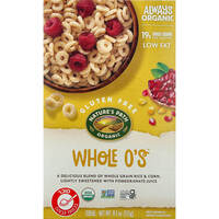 טבעות דגנים מלאים ותירס ללא גלוטן אורגני נייצ'רס פאט 325 גרם