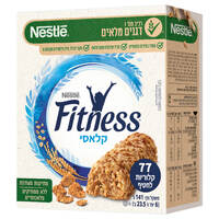 חטיף דגנים קלאסי במתיקות מעודנת פיטנס 6 * 23 גרם