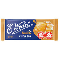 שוקולד לבן קרמל אי וודל 80 גרם