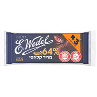 שוקולד מריר קלאסי 64% אי וודל 3 * 90 גרם
