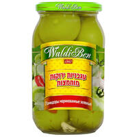 עגבניות ירוקות מוחמצות ואלדיבן פרוטרי שיווק 900 גרם