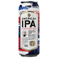 פחית בירה חזקה 6.5% אמריקן איי פי איי אולבי 500 מ
