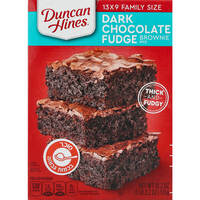 תערובת להכנת בראוניז בטעם שוקולד מריר פאדג' דנקן היינס 515 גרם