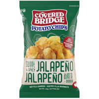 חטיף תפוחי אדמה צ'יפס בטעם חלפיניו מתוקן קאברד ברידג' 170 גרם