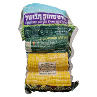 קלחי תירס מתוק מבושל בוואקום מהדרין אפרתי ביג פוד כחול לבן 6 * 100 גרם